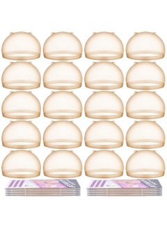 Hd Wig Cap 20Pcs Wig Caps Ultra Thin Transparent Wig Cap For Lace Front Wig Stretchy Nylon Wig Caps For Women Nude