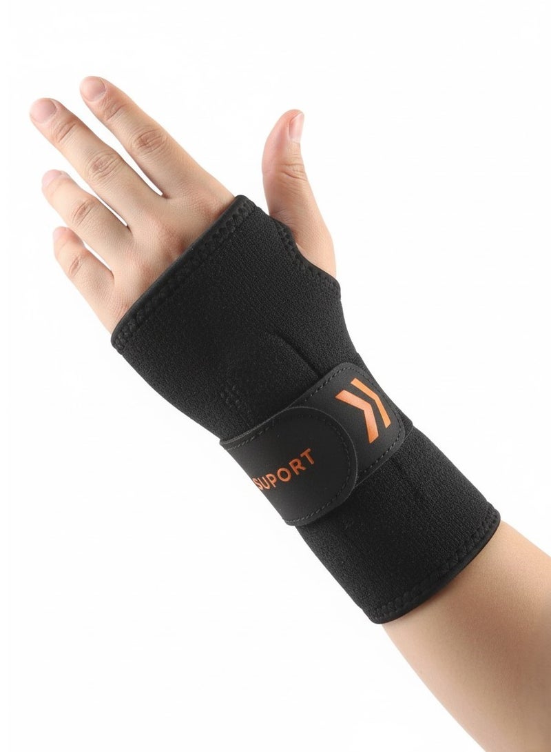 X Vision Palm Brace with Strap Model 5152 - Ideal Medical Thumb & Wrist Support - For Arthritis & Repetitive Strain Injuries Pain Relief - Adjustable Compression Strap - Image 1