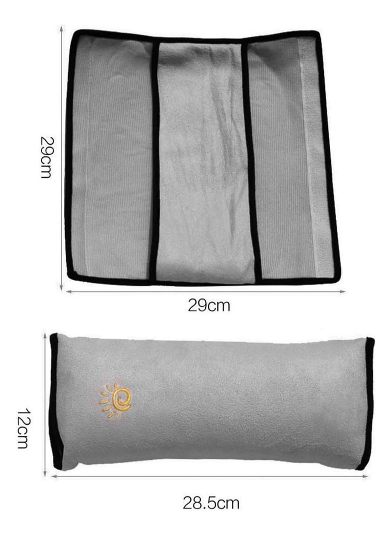 Moro Moro Plush Car Seat Belt Cushion – Neck Support & Shoulder Protection for Kids & Adults - Image 3