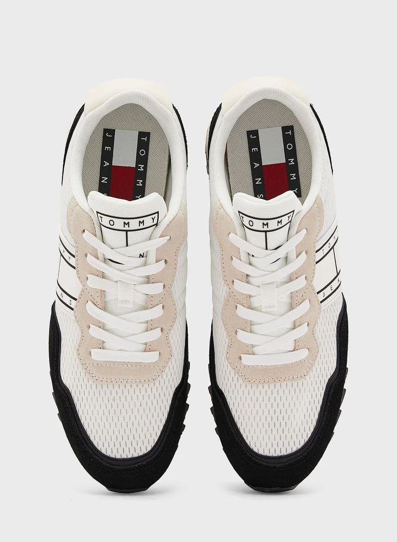 TOMMY JEANS Logo Print Low Top Sneakers
