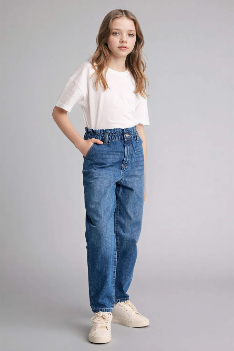 ديفاكتو Girl Paperbag Jeans