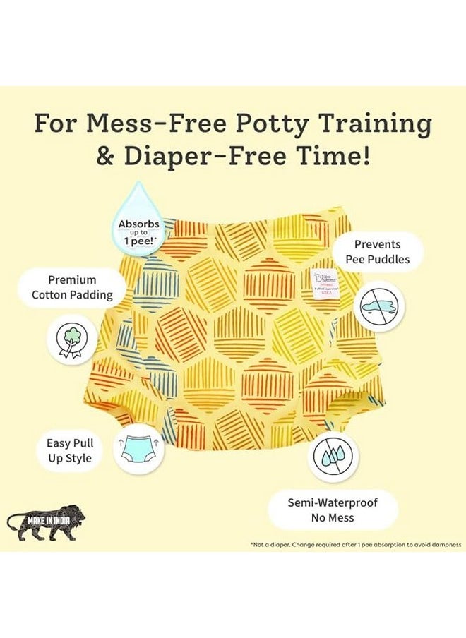 Superbottoms Padded Underwear For Growing Babies/Toddlers | With 3 Layers Of Cotton Padding & Super Dryfeel Layer| Pull-Up For Potty Training & Diaper-Free Time(Explorer,Size:2,Pack Of 3)  - Image 4