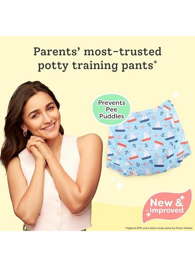 Superbottoms Padded Underwear For Growing Babies/Toddlers | With 3 Layers Of Cotton Padding & Super Dryfeel Layer| Pull-Up For Potty Training & Diaper-Free Time(Explorer,Size:2,Pack Of 3)  - Image 3