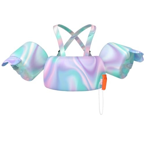 HeySplash Toddler Swim Vest Toddler Floaties Fit 2244 LbsKids Swim Jacket with Adjustable Strap Arm Floaties Water Wing Arm Band for Children Learn to Swim Puddle Sea Beach Jumper Boy Girl - Image 1