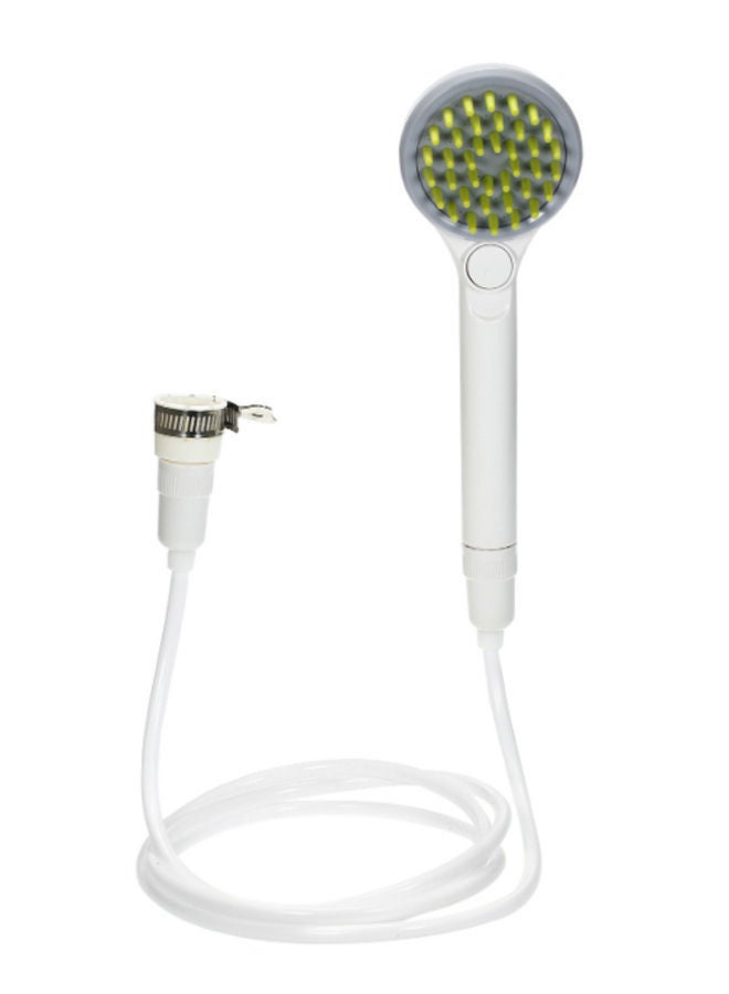NIBEMINENT Handheld Pet Shower Sprayer With Hose Grey/Green/White - Image 1