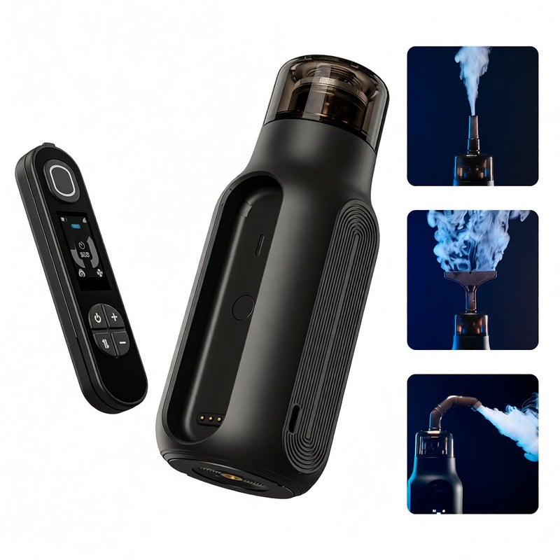 TELESIN Portable Fog Machine 3 Modes Built-in Battery with Detachable Remote Control Storage Bag for Portrait Wedding Product Photography Video Festival Atmosphere - Image 1