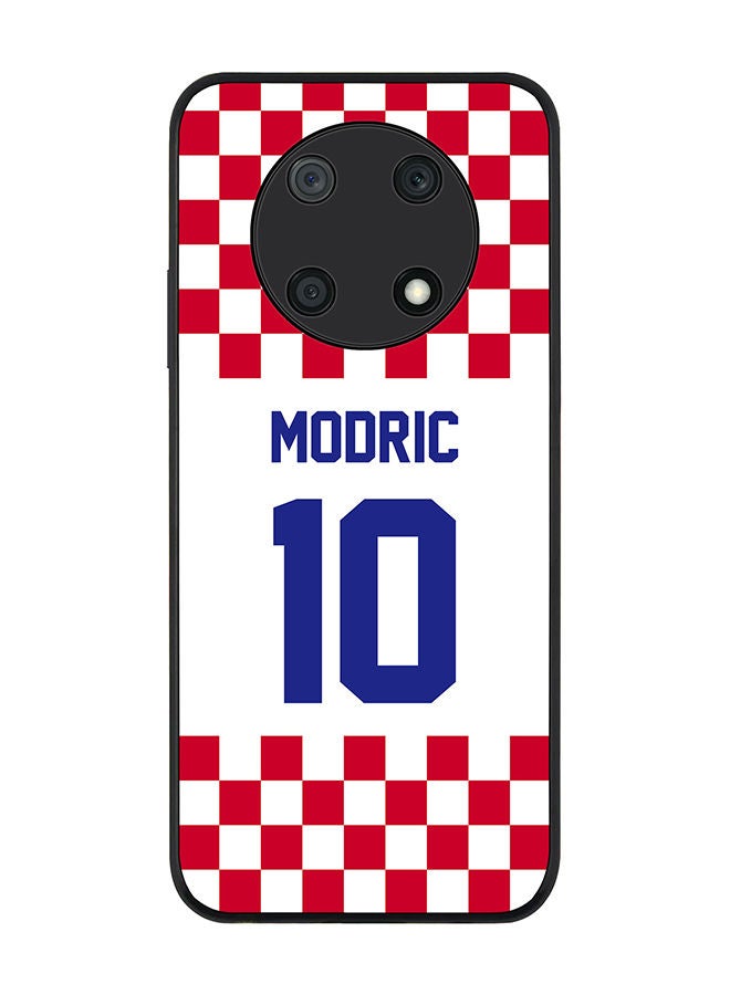Stylizedd Rugged Black edge case for Huawei nova Y90 Slim fit Soft Case Flexible Rubber Edges Anti Drop TPU Gel Thin Cover - Football Team - Croatia Player Name - Modric - Image 1