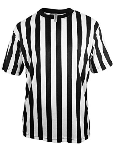 Mato & Hash Mens Referee Shirts Comfortable, Lightweight Ref Shirt for Officials, Bars, Medium,Black/White,Medium - Image 4