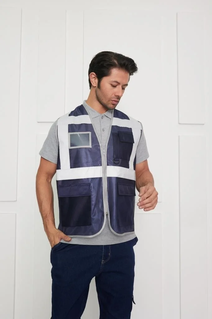 Orange Safety Engineer Type Warning Vest