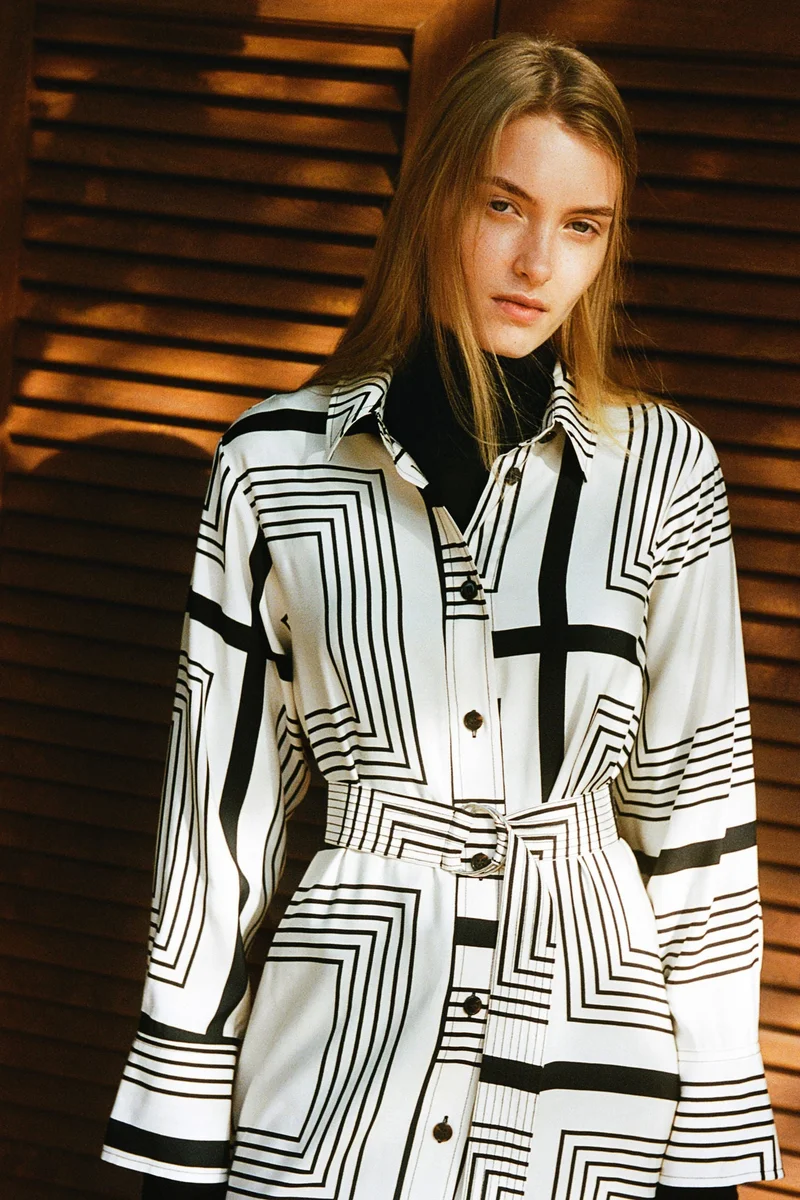 H&M Belted shirt dress