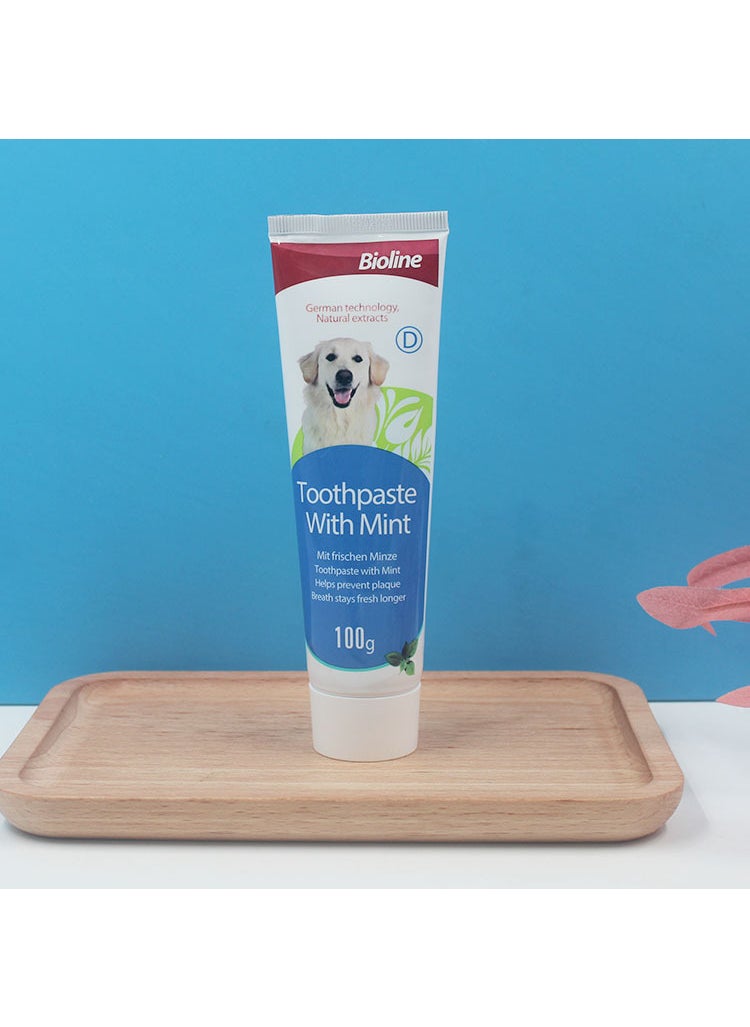 Generic Bioline Pet Toothpaste Mint Beef Orange Flavors Mint Flavor (single without packaged toothbrush) 