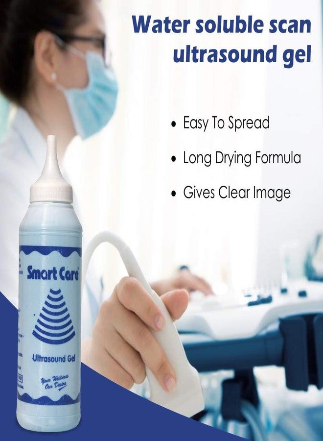 SMARTCARE Premium Ultrasound Gel - Diagnostic Quality, Clear Conductivity, 1 Kg Bottle for Medical Imaging & Therapy - Image 5