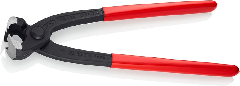 KNIPEX - 10 99 i220 Tools - Ear Clamp Pliers, Front and Side Jaws (1099i220), Red - Image 3