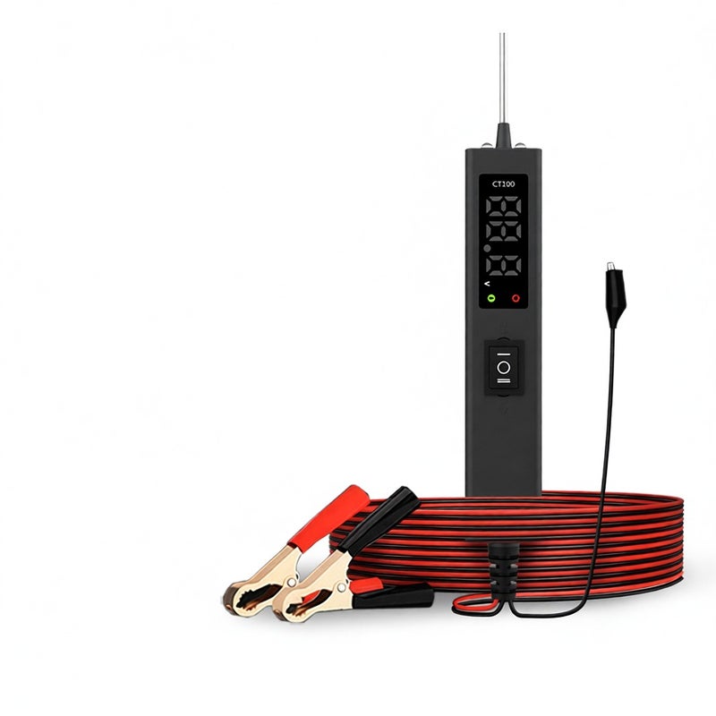 Digital Display Car Circuit Tester 0-80V Automotive Power Circuit Diagnosis Multifunctional Voltmeter Component Activation Continuity Test Ground Detection Short Circuit Test Machine - Image 4