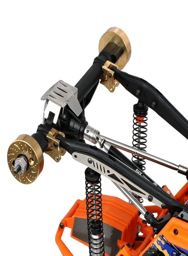 KYX طقم تركيب وصلة خلفية نحاسية من KYX Racing، 38 غرام/زوج، قطع غيار وإكسسوارات مُحسّنة لسيارات التحكم عن بعد الزاحفة Axial RBX10 RYFT - Image 5