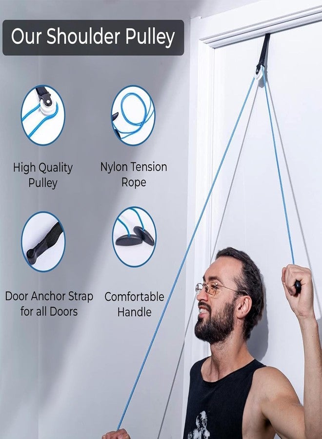 MADISON 𝟓 𝐘𝐞𝐚𝐫𝐬 𝐖𝐚𝐫𝐫𝐚𝐧𝐭𝐲 Physiotherapy Rope and Pulley for Pain Relief (Without bearing) Hand Shoulder Pulley Equipment Kit Rope For Home Gym Exercise & Physical Therapy - Image 5