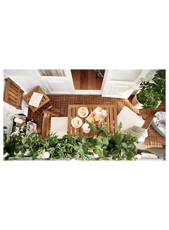 erorex Chair, outdoor, foldable/light brown stained - Image 3