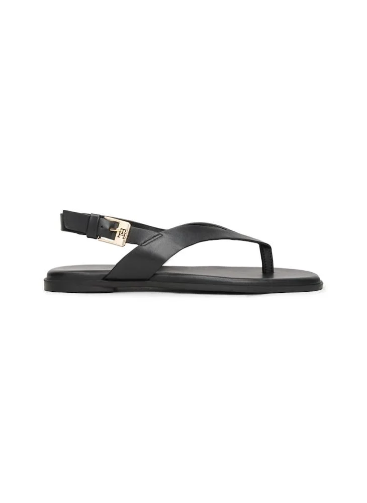 تومي هيلفيغر Color Block Thong Flat Sandals