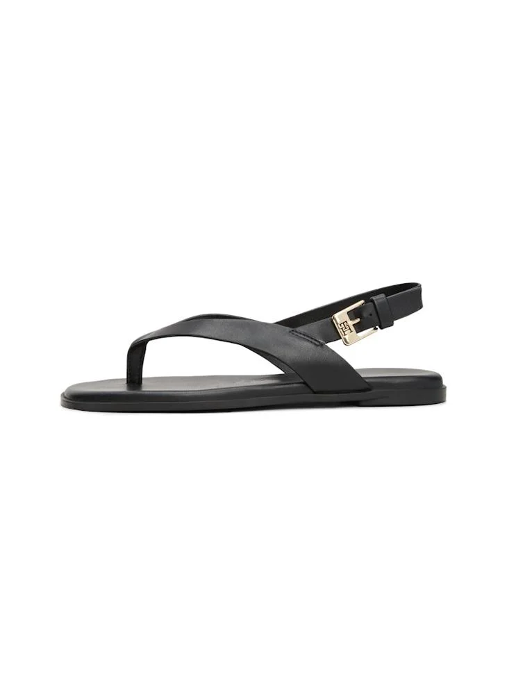 تومي هيلفيغر Color Block Thong Flat Sandals
