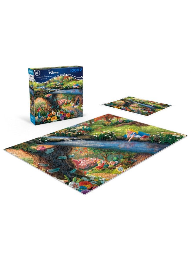 Ceaco - Disney - Thomas Kinkade - Alice in Wonderland - 1000 Piece Jigsaw Puzzle - Image 4