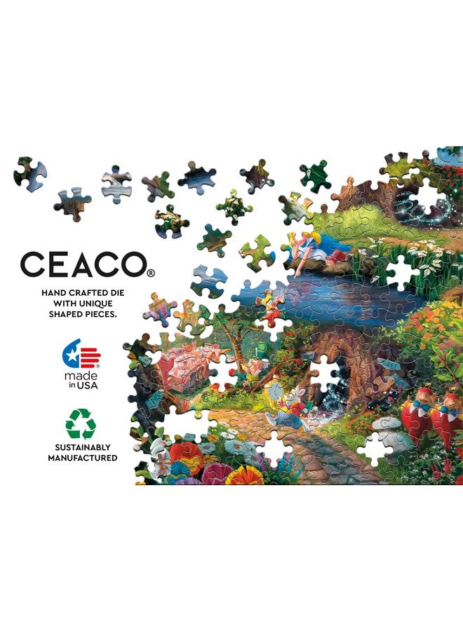 Ceaco - Disney - Thomas Kinkade - Alice in Wonderland - 1000 Piece Jigsaw Puzzle - Image 5