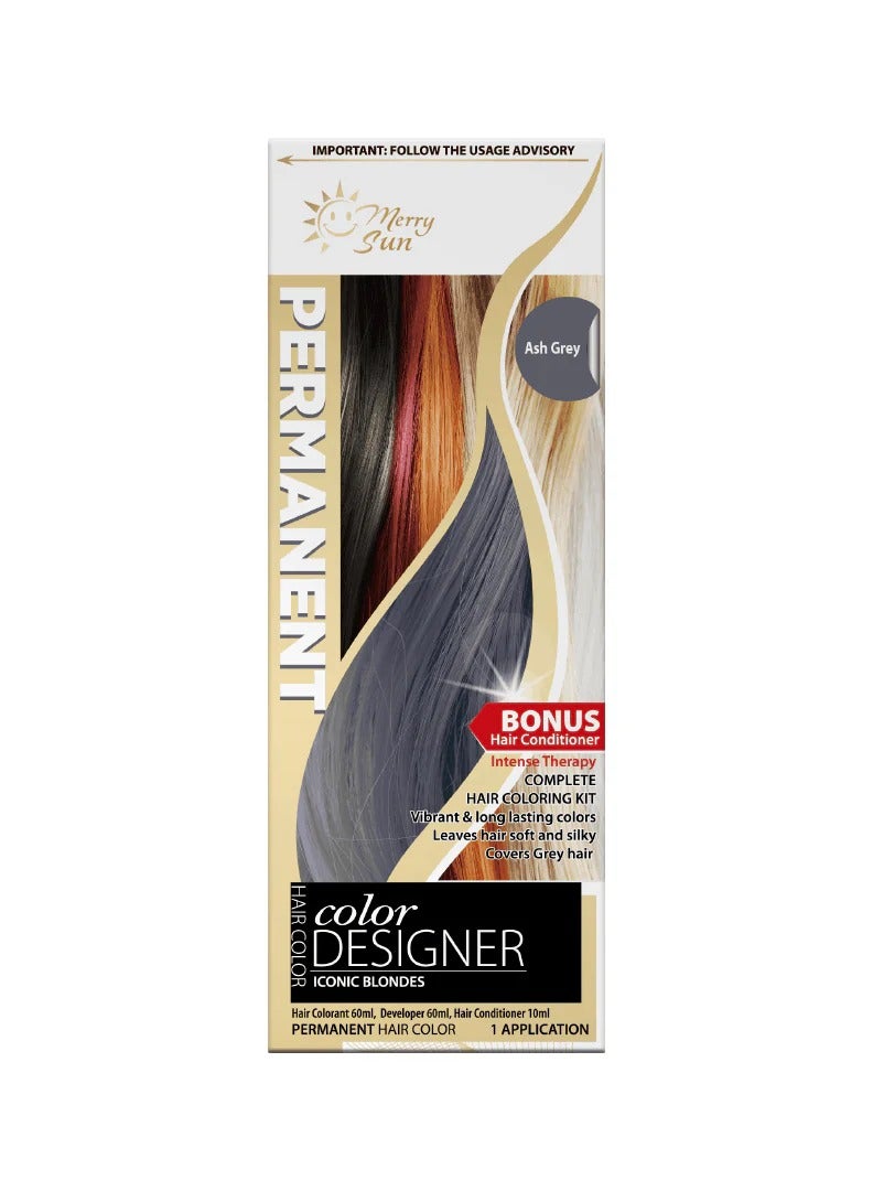 ميلاد سعيد صبغة شعر دائمة من ميري صن - رمادي رمادي - Image 1