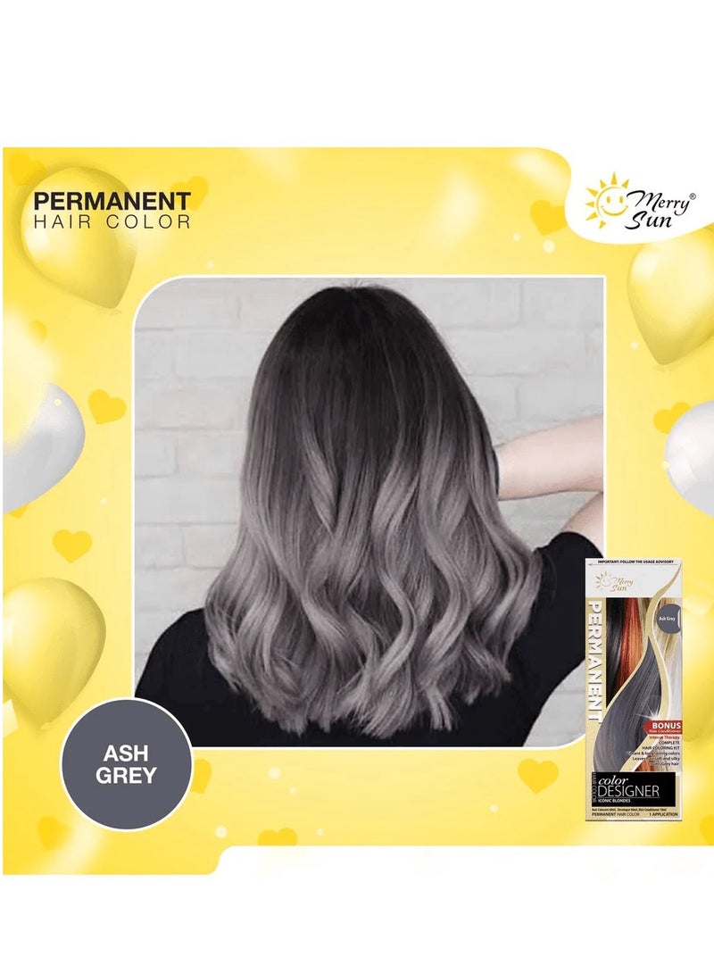 ميلاد سعيد صبغة شعر دائمة من ميري صن - رمادي رمادي - Image 2