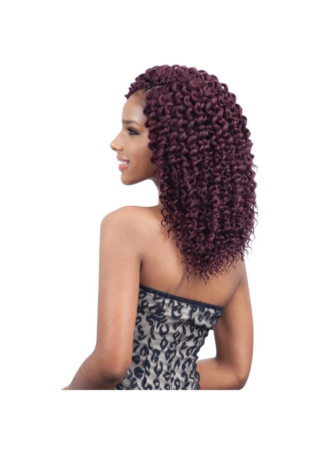 Freetress Deep Twist 10" (1B Off Black) Freetress Synthetic Hair Crochet Braid - Image 3