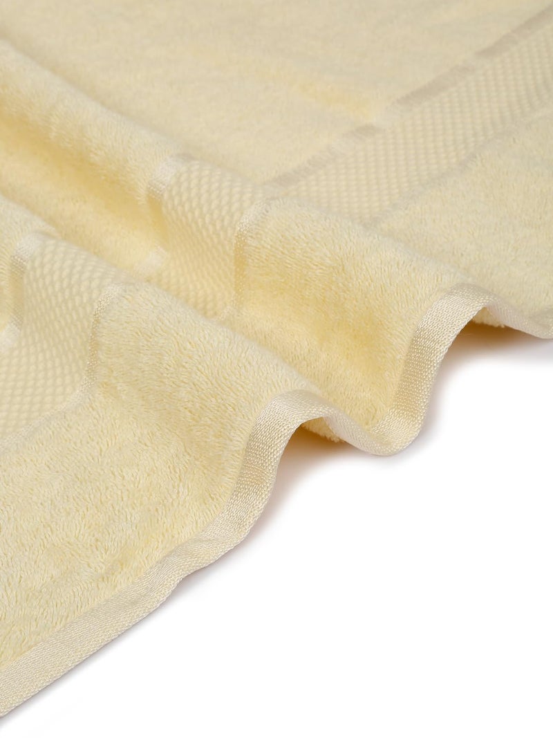 CREEVA Lemon Mist Beach Towel – Light Yellow Freshness, 105 x 180 cm - Image 5