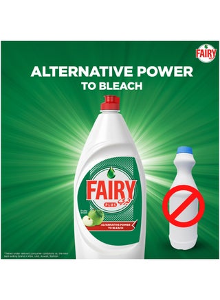 Plus Fruity Green Dishwashing Liquid Soap With Alternative Power To Bleach - view 4