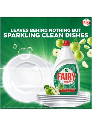 Plus Fruity Green Dishwashing Liquid Soap With Alternative Power To Bleach - view 5