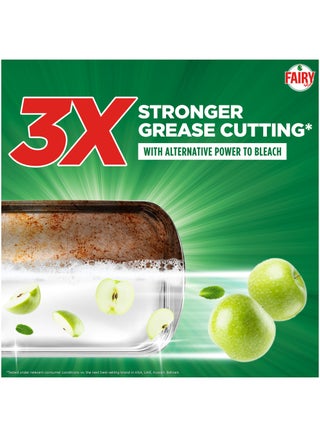 Plus Fruity Green Dishwashing Liquid Soap With Alternative Power To Bleach - view 2