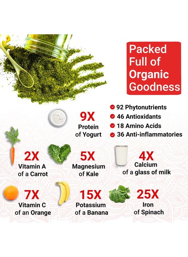 True Veda Organic Moringa Capsules Organic - Moringa Oleifera Capsules | Natural Herbal Supplement from Moringa Leaves | Certified USDA Organic | Vegan | Moringa Leaf Capsules Superplant | 60 Moringa Pills  - Image 4