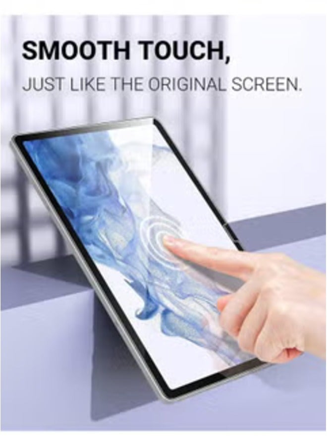 ELTRAZONE "ELTRAZONE Slim Protective Case for Galaxy Tab S8 Plus (2022) / S7 FE / S7 Plus (2021) 12.4" – Hard Back Folio Stand Cover – Black + 2 Free Screen Protectors" - Image 4