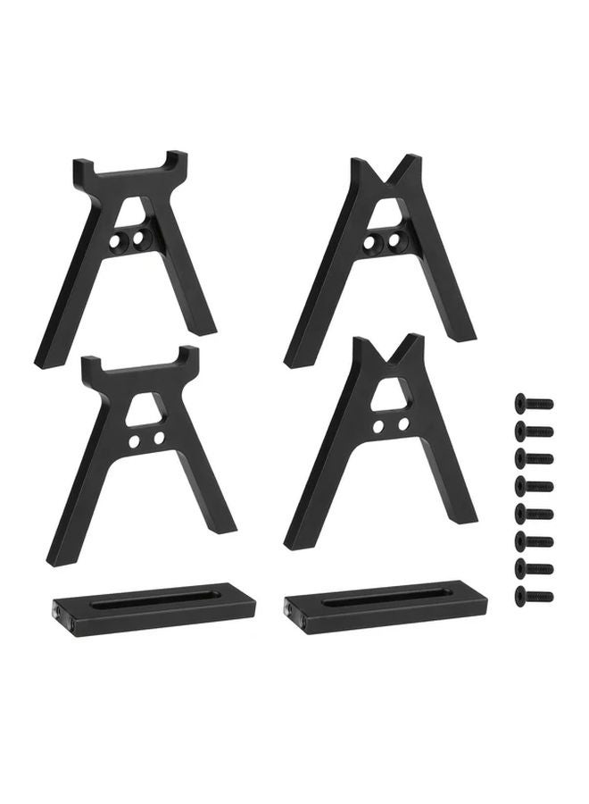 Black Aluminum Alloy RC Car Stand Workstation For TRX4M SCX24 FCX24 - Image 1