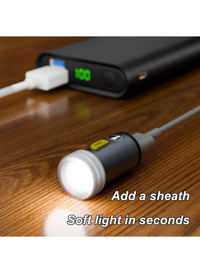 CMGTYYD 2Pcs Small Flashlight - LED Light | Small LED Flashlights | Super Bright Small Handheld Pocket Flashlights, Water Resistant Portable Pocket Lights, Pocket Flashlights, Outdoor Flashlight - Handheld Light - Image 4