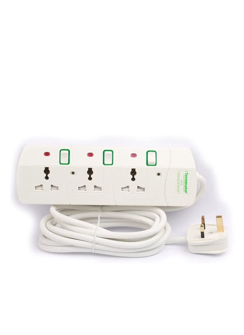 3 Way Universal Power Extension Socket