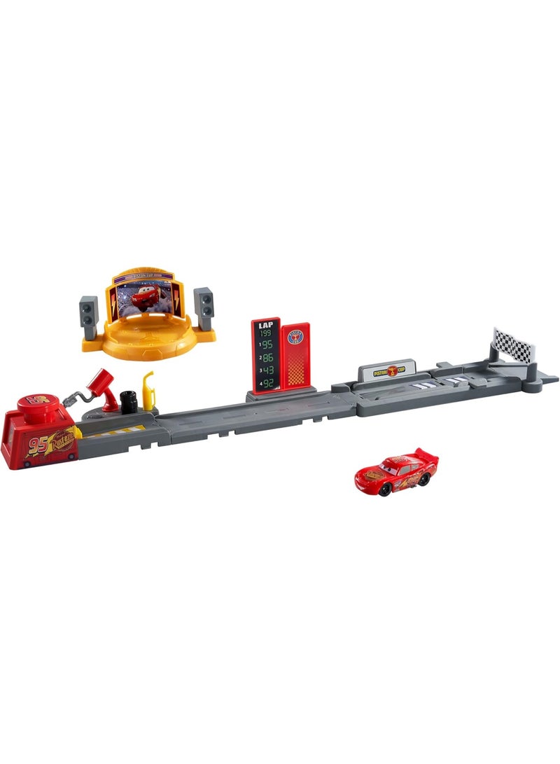 Disney Pixar Cars Piston Cup Launching Playset - Image 1