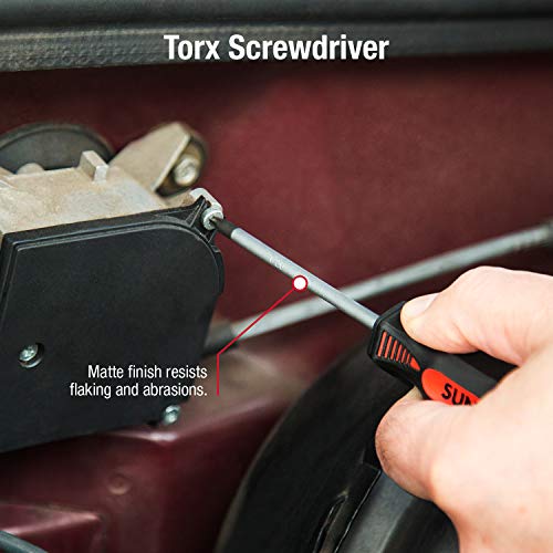 SUNEX TOOLS 1120SS Combination Screwdriver Set, 20Piece, Cabinet, Slotted, Philips, Torx, Flaking & Abrasion Resistant, Enhanced Durability, Comfortable Handle, Quick Reference, Bolster, Storage Tray - Image 4