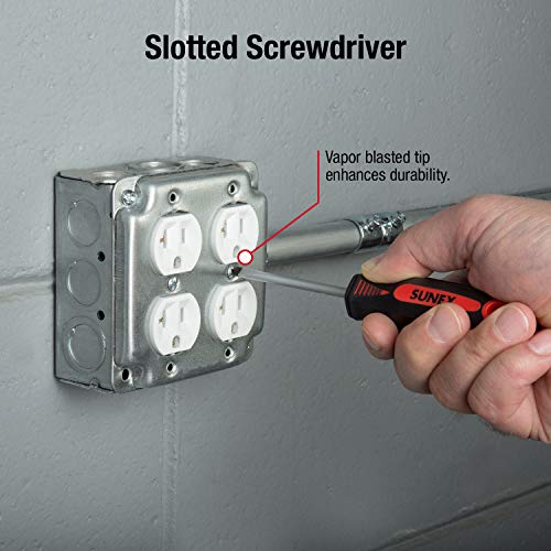 SUNEX TOOLS 1120SS Combination Screwdriver Set, 20Piece, Cabinet, Slotted, Philips, Torx, Flaking & Abrasion Resistant, Enhanced Durability, Comfortable Handle, Quick Reference, Bolster, Storage Tray - Image 5