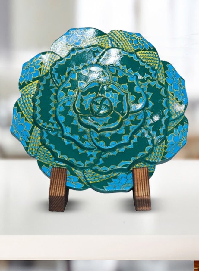 Dash And Twine Decorative Floral Edge Plate (Large) - Image 1