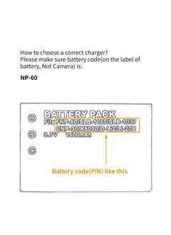 Norifon NP-60 LCD USB Charger for Fujifilm FinePix 50i, 601, F401, F401 Zoom, F410, F410 Zoom, F601, F601 Zoom, M603, M603 Zoom Camera and More  - Image 3