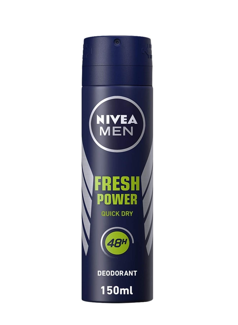 نيفيا بخاخ مزيل العرق نيفيا للرجال فريش باور 150 مل - Image 2