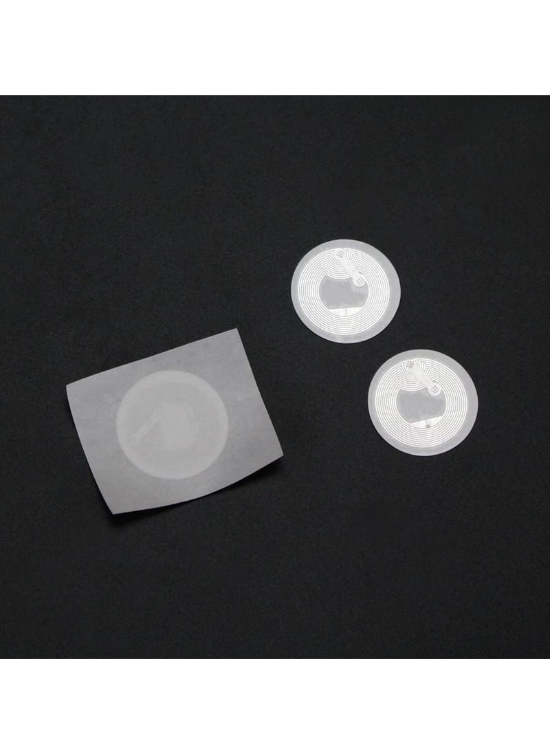 Rubik - NFC 216 Paper Sticker 888 Bytes Tags, Transparent Self-adhesive Ntag216 Token Tags Compatible with RFID IC Mifare 13.56mhz TagMo Amiibo (5 Tags) - Image 1