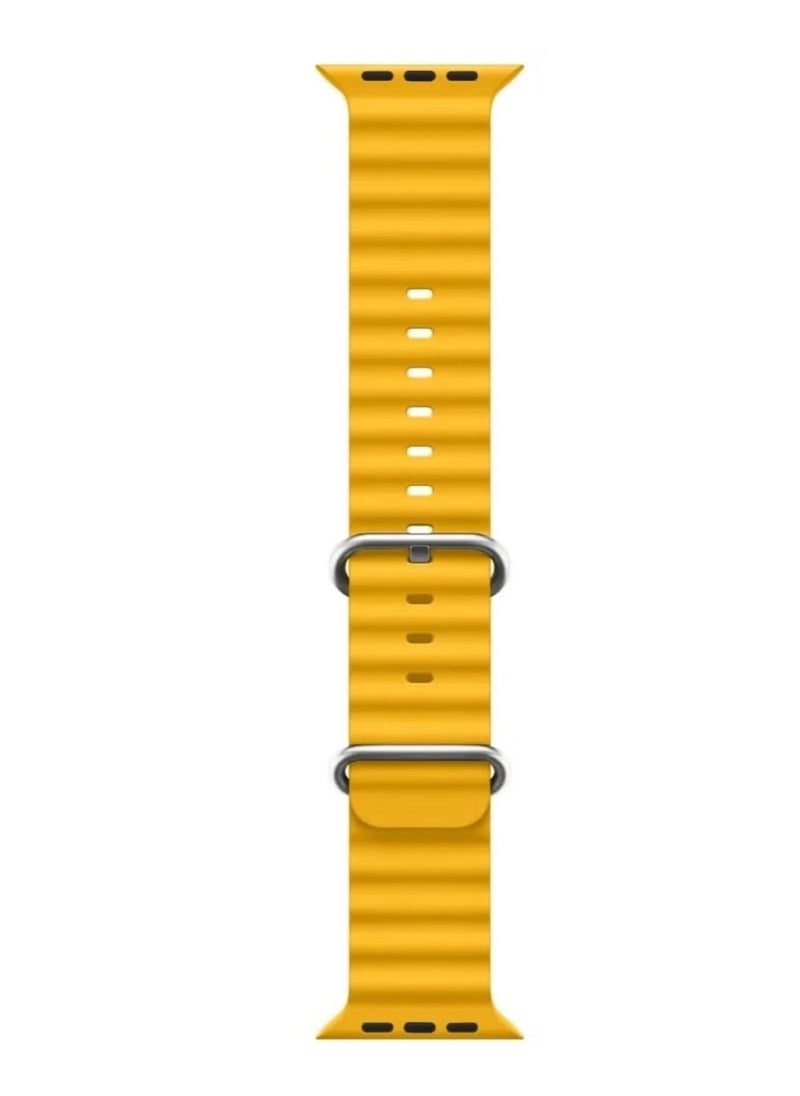 Generic - Sport New Silicone Band Compatible with Apple Watch Ultra Ocean 42/44/45/49mm Strap for iWatch Series Ultra 8 7 6 5 SE - Image 1