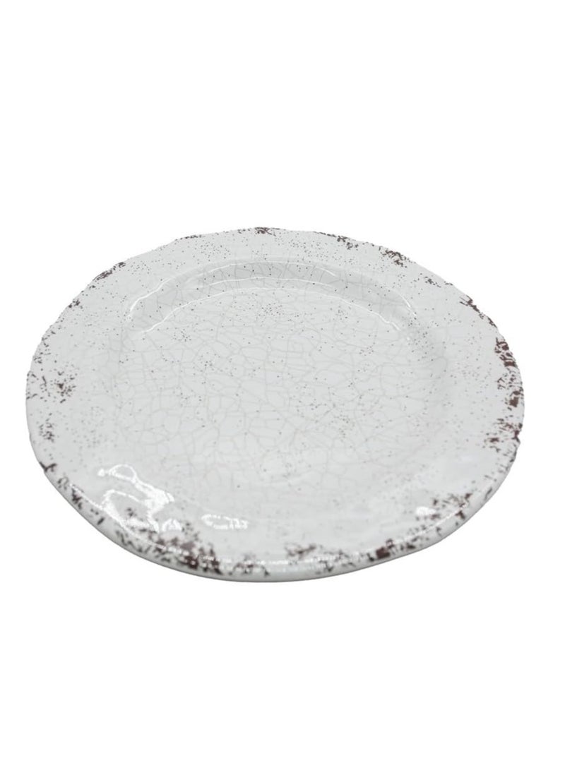 AKDC Melamine Round Dinner Plate Multicolor 14 Inch - Image 1