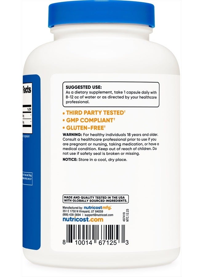 Nutricost L-Arginine L-Citrulline Complex 750mg, 240 Capsules - Non-GMO - Image 4