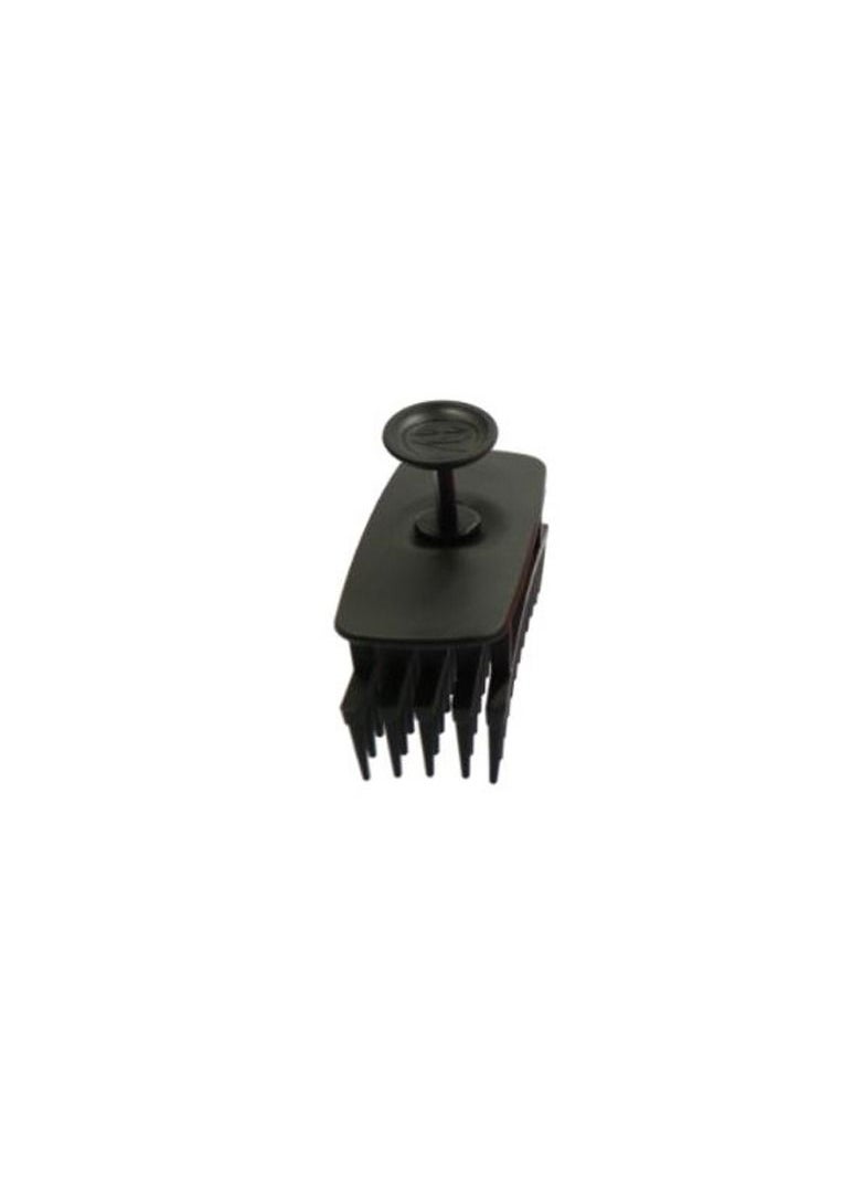Diva Diva Scalp Massage Brush, Black – Model Ouda44448, Stimulates Blood Circulation for Healthier Scalp & Improved Hair Texture 