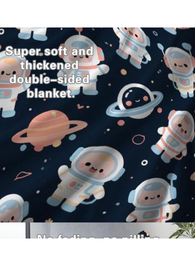 general Flannel thin blanket (warm and comfortable, suitable for sleep, gaming, dust removal and sandproof) 150cm*200cm - 187 - Image 5