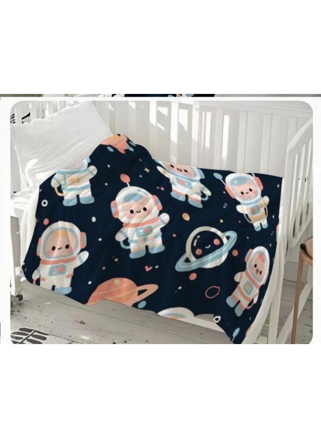 general Flannel thin blanket (warm and comfortable, suitable for sleep, gaming, dust removal and sandproof) 150cm*200cm - 187 - Image 1